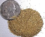Alaskan Yukon Gold Rush Nuggets #50 Mesh 1/4Troy Oz 7.75 Grams Super Fine Gold
