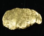 #4 Alaskan BC Leaf Exotic Shaped Gold Nugget .36 Grams