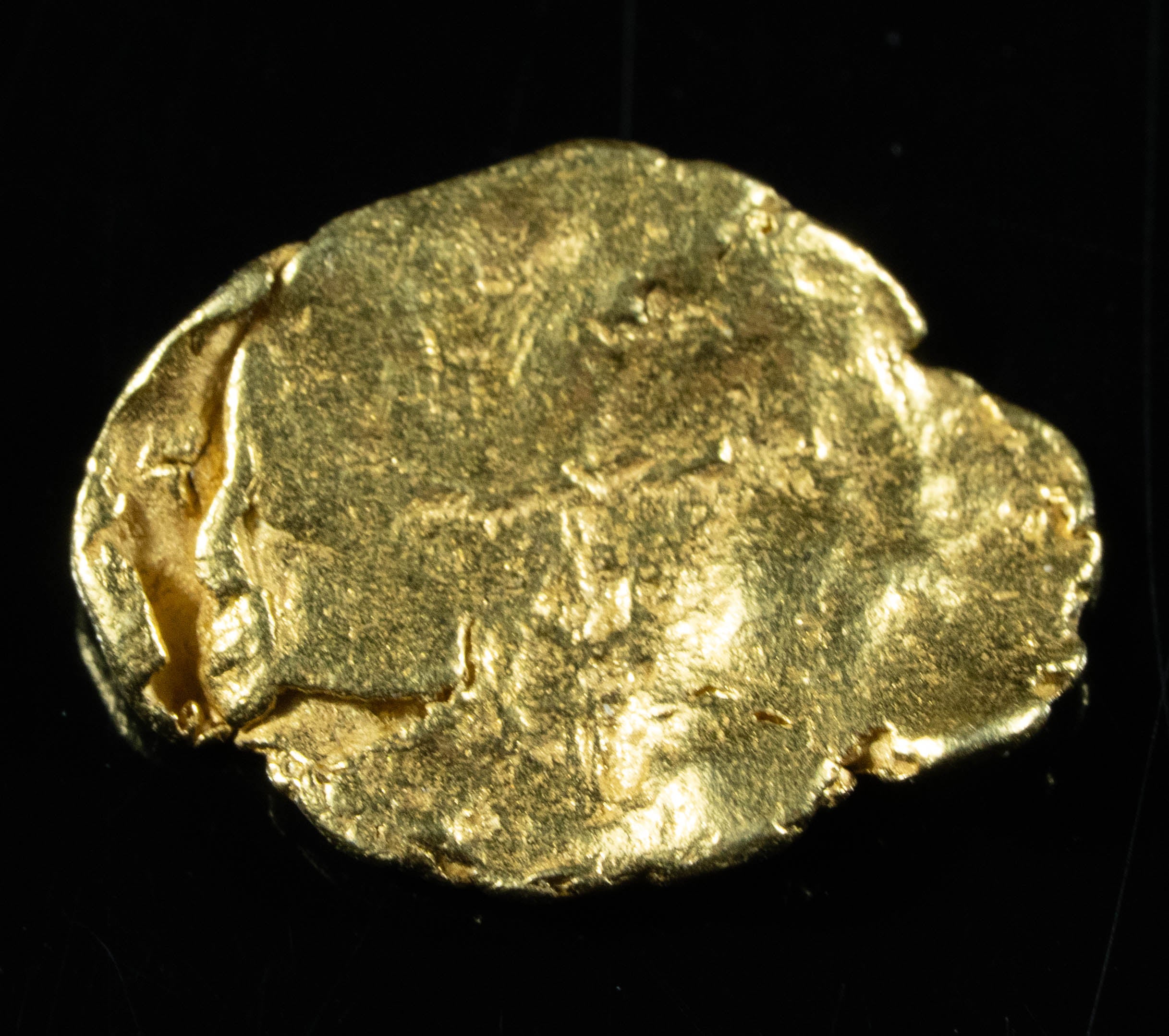 DSC03594.jpg #7 Alaskan BC Leaf Exotic Shaped Gold Nugget 1.04 Grams - Image 1