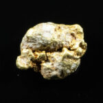 QN-10 "Alaskan BC Gold Nuggets with Quartz" Genuine 3.37 Grams