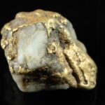 QN-42 "Alaskan BC Gold Nuggets with Quartz" Genuine 8.21 Grams