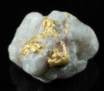 QN-46 "Alaskan BC Gold Nuggets with Quartz" Genuine 4.02 Grams