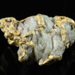 QN-48 "Alaskan BC Gold Nuggets with Quartz" Genuine 5.02 Grams