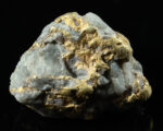 QN-50 "Alaskan BC Gold Nuggets with Quartz" Genuine 8.53 Grams