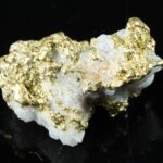 QN-52 "Alaskan BC Gold Nuggets with Quartz" Genuine 3.17 Grams