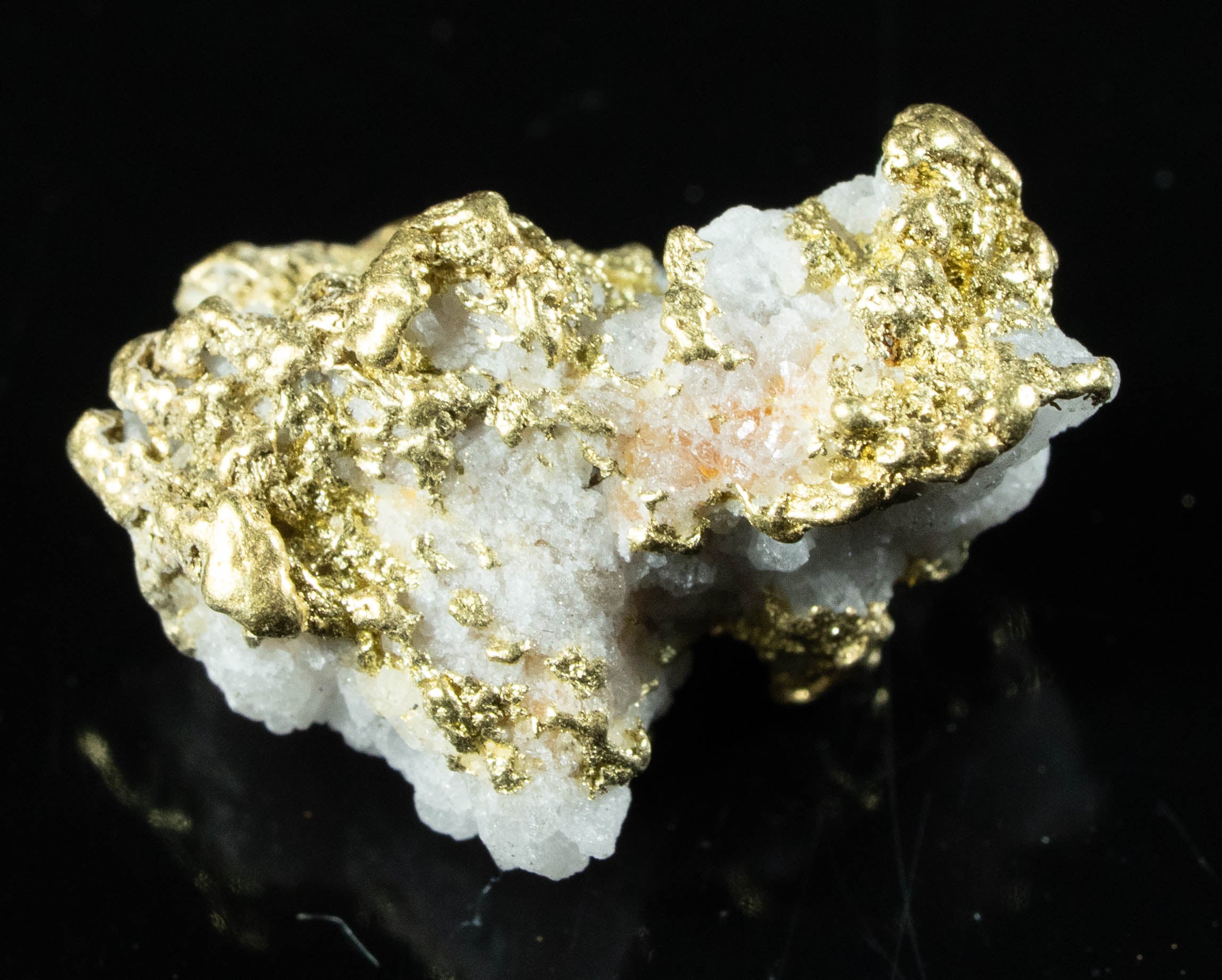 DSC03688.jpg QN-52 "Alaskan BC Gold Nuggets with Quartz" Genuine 3.17 Grams - Image 1