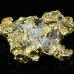 QN-54 "Alaskan BC Gold Nuggets with Quartz" Genuine 2.93 Grams
