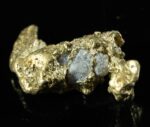 QN-58 "Alaskan BC Gold Nuggets with Quartz" Genuine 3.39 Grams