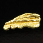 L-44 Alaskan BC Dendritic Exotic Shaped Gold Nugget "Special Collection" .49 Grams
