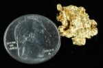 #1111 Natural Gold Nugget Australian 6.88 Grams Genuine - Image 2