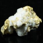 #K-8 Crystalline Gold Nugget Specimen 1.37 Grams Oriental Mine Sierra County California Rare