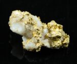 #K-9 Crystalline Gold Nugget Specimen 2.11 Grams Oriental Mine Sierra County California Rare