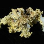 #OM-111 Crystalline Gold Nugget Specimen 1.99 Grams Oriental Mine Sierra County California Rare