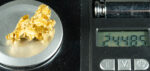 #1229 Natural Gold Nugget Australian 24.48 Grams Genuine - Image 5