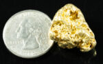 #386 Alaskan BC Natural Gold Nugget 19.18 Grams Genuine - Image 2