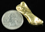 #405 Alaskan BC Natural Gold Nugget 19.41 Grams Genuine - Image 2