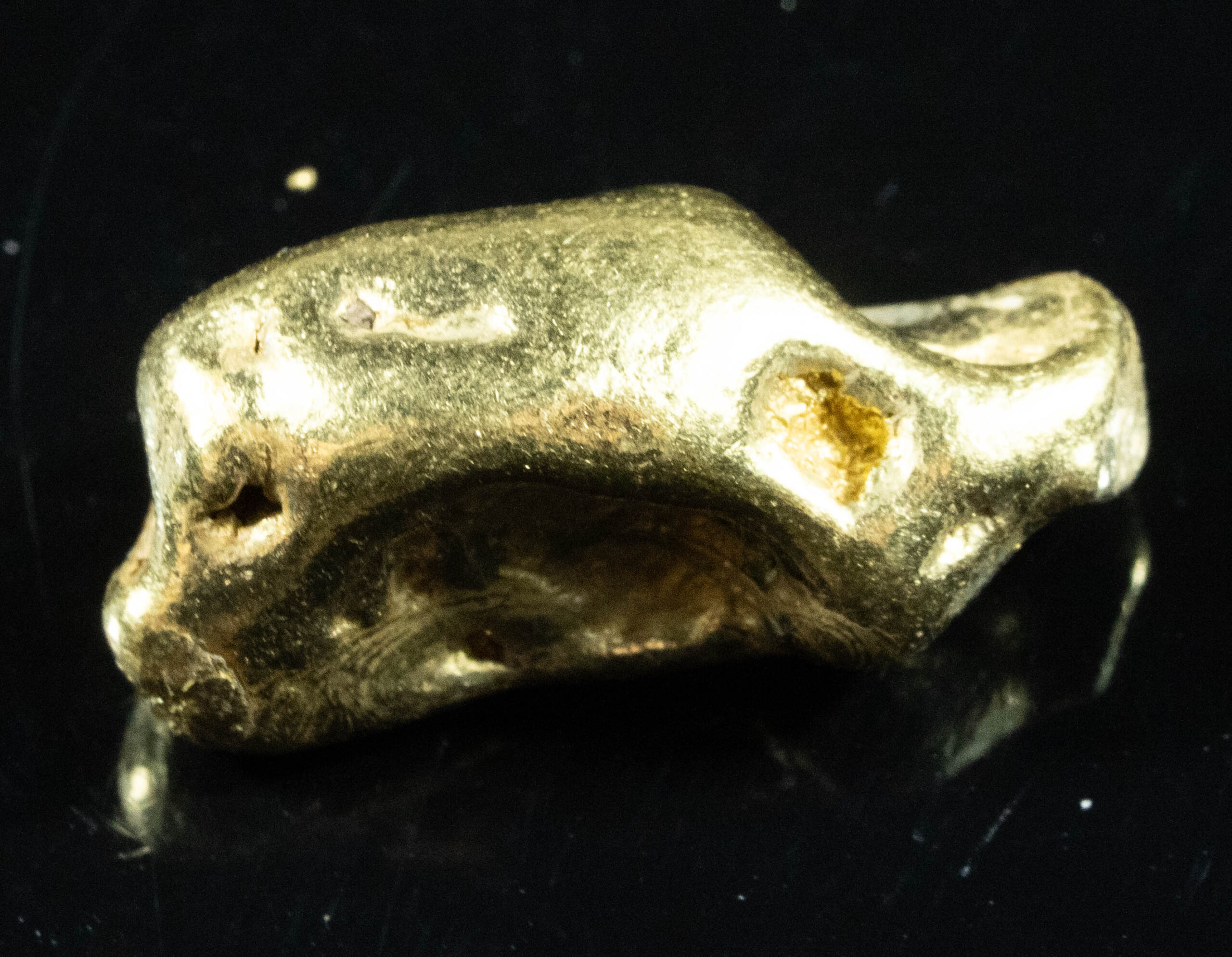 DSC07838.jpg #468 Alaskan BC Natural Gold Nugget 12.13 Grams Genuine - Image 1