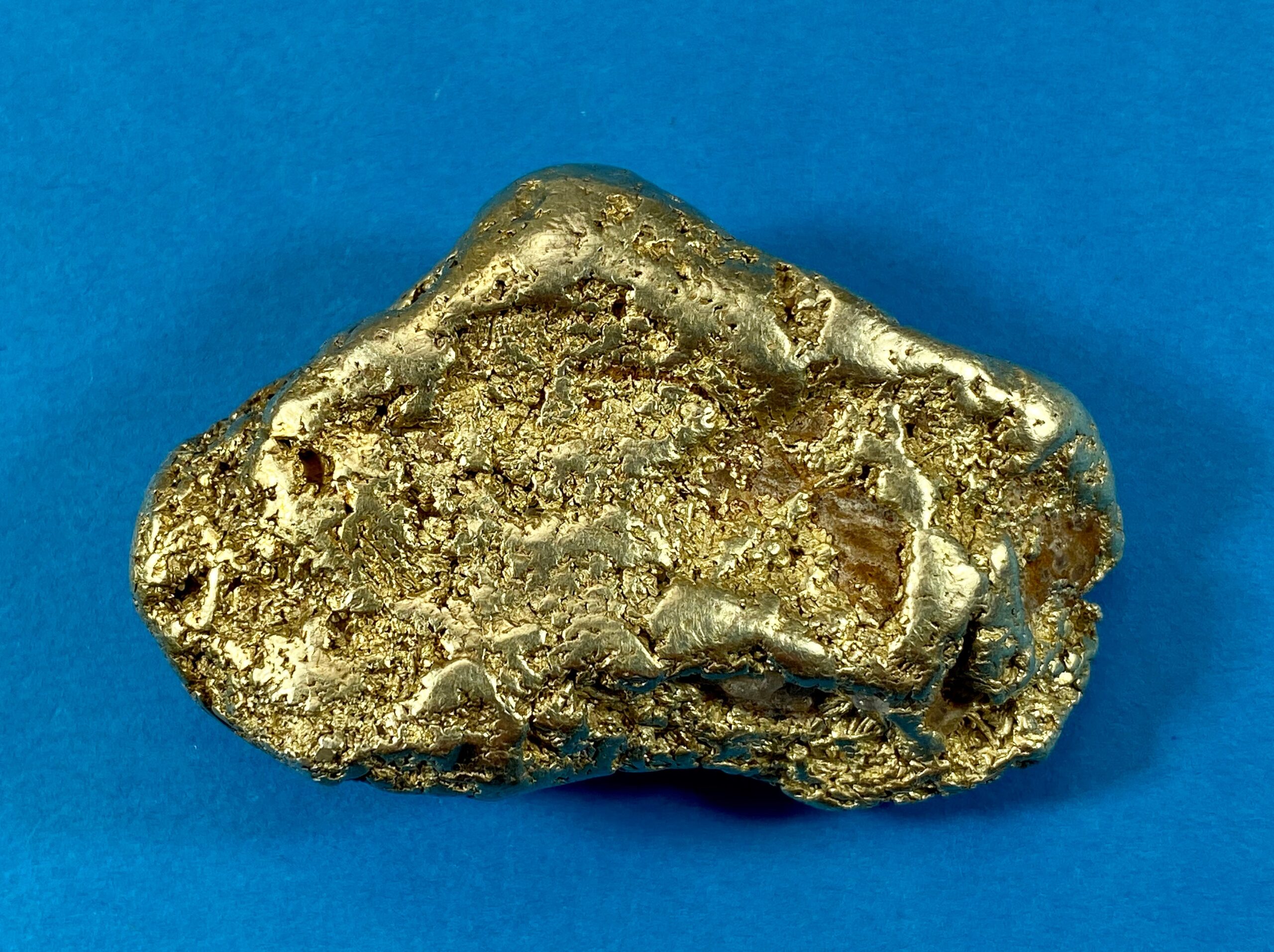 IMG_0194.jpg Nevada Electrum Natural Gold Nugget 151.38 Grams - 4.86 Troy Ounces. Very Rare - Image 1