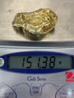 Nevada Electrum Natural Gold Nugget 151.38 Grams - 4.86 Troy Ounces. Very Rare - Image 6