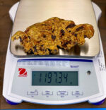 Large Natural Gold Nugget Australian 1197.34 Grams 38.5 Troy Ounces Very Rare - Image 2