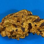 Large Natural Gold Nugget Australian 1197.34 Grams 38.5 Troy Ounces Very Rare