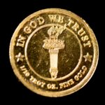 Gold Coin 1/10th troy oz. .999 Gold