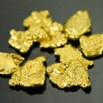 Alaskan Yukon BC Gold Rush Nuggets #6 Mesh 2 Grams of Fines