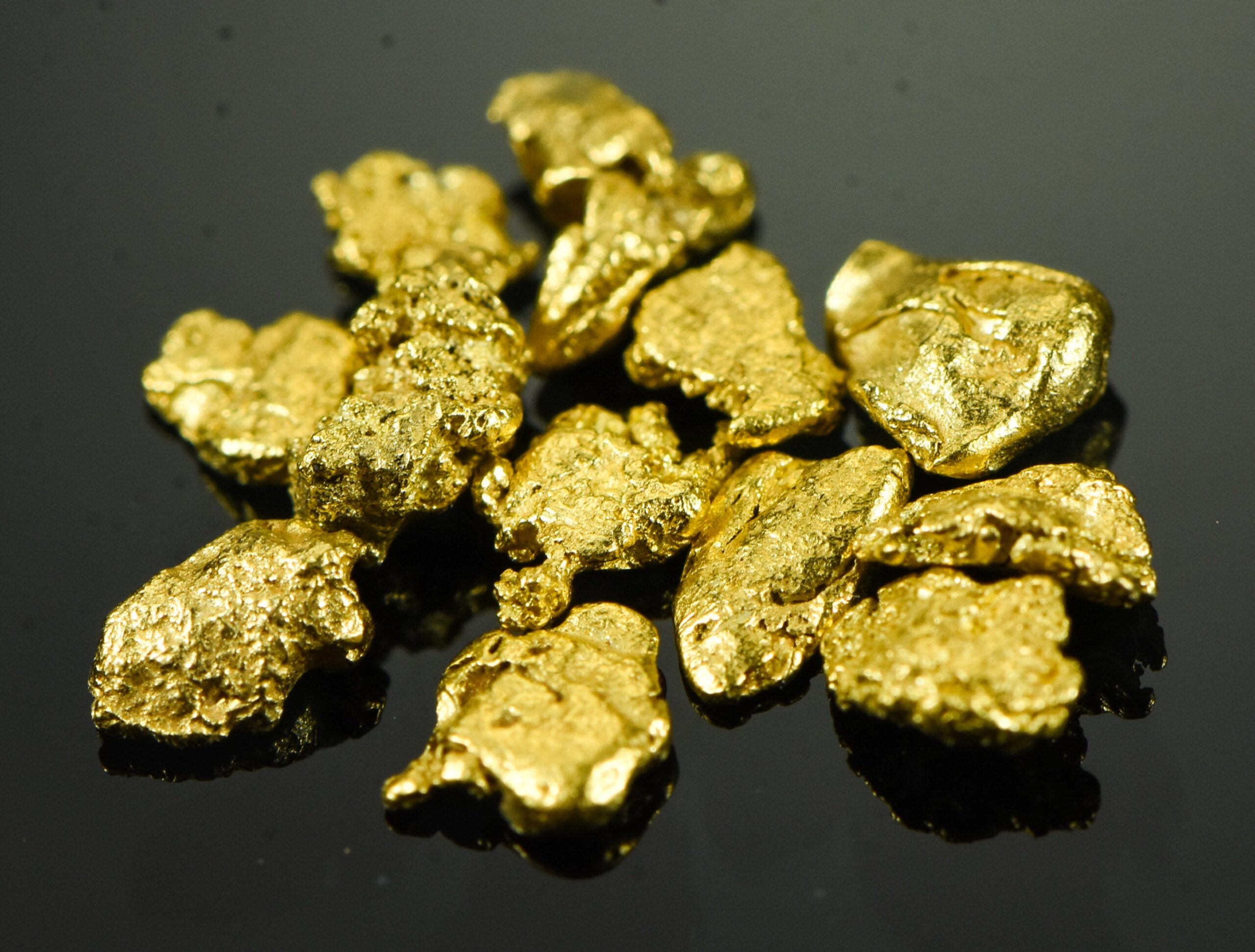 NBG_0488.jpg Alaskan Yukon Gold Rush Nuggets #8 Mesh 1.55 Gram of Fines - Image 1