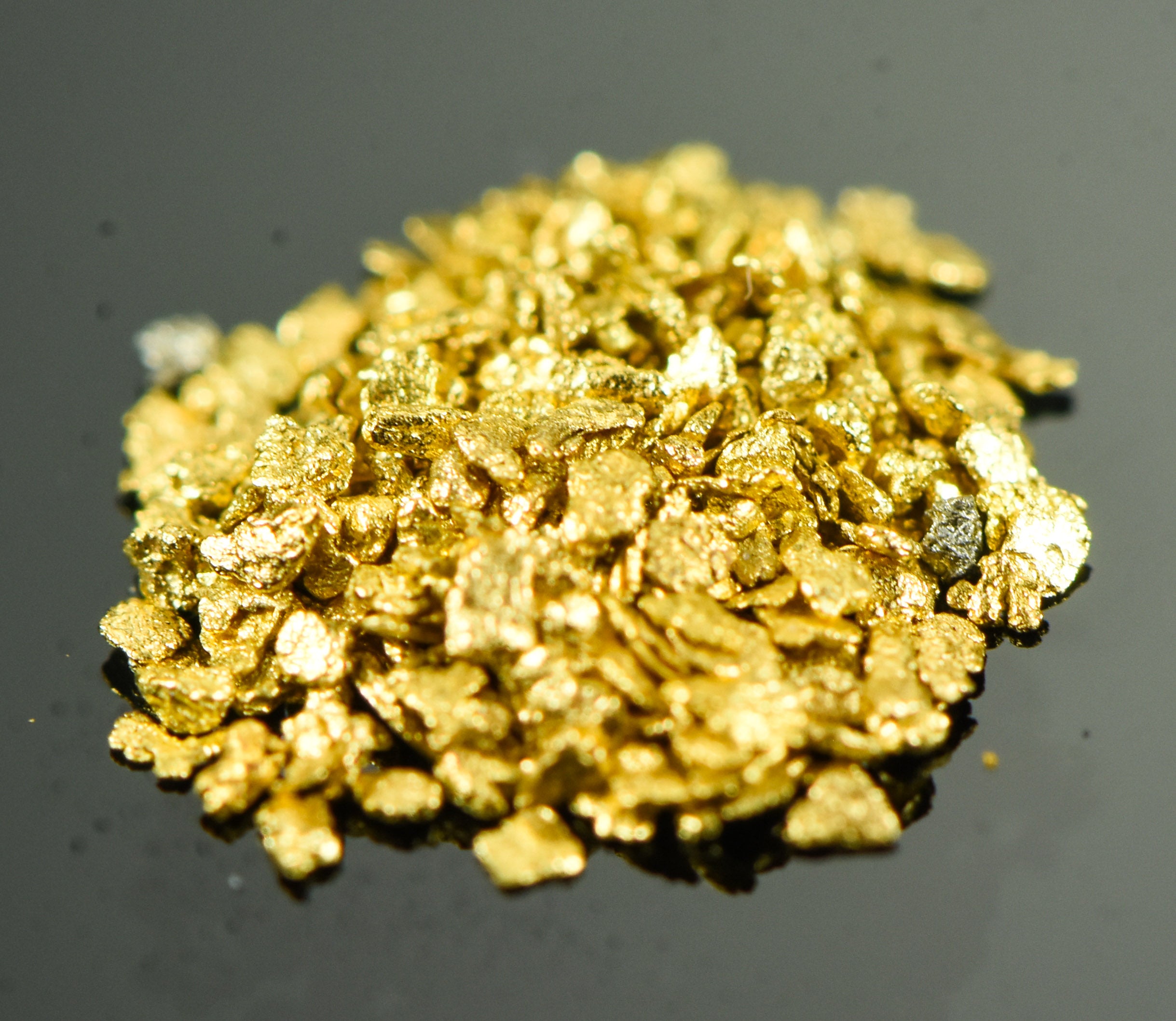 NBG_0976.jpg Alaskan Yukon Gold Rush Nuggets #30 Mesh .5 GRAM 1/2 GRAM SUPER SMALL FINE - Image 1