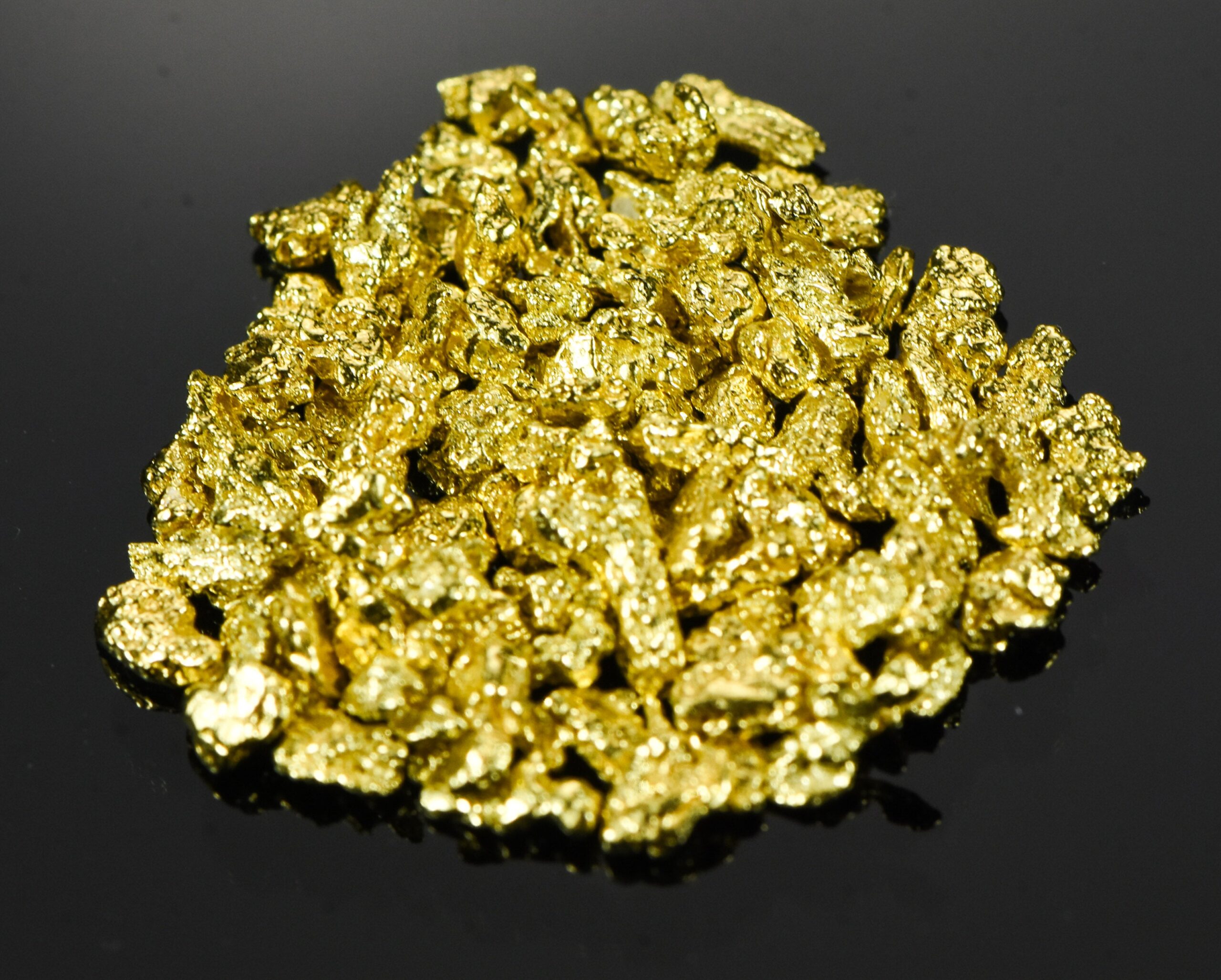 NBG_2298_58853664-bdbf-4524-bad4-d54aedcfc8a9.jpg Alaskan Yukon BC Gold Nuggets 10 Mesh 1/4 Troy Oz 7.75 Gram 5 DWT - Image 1
