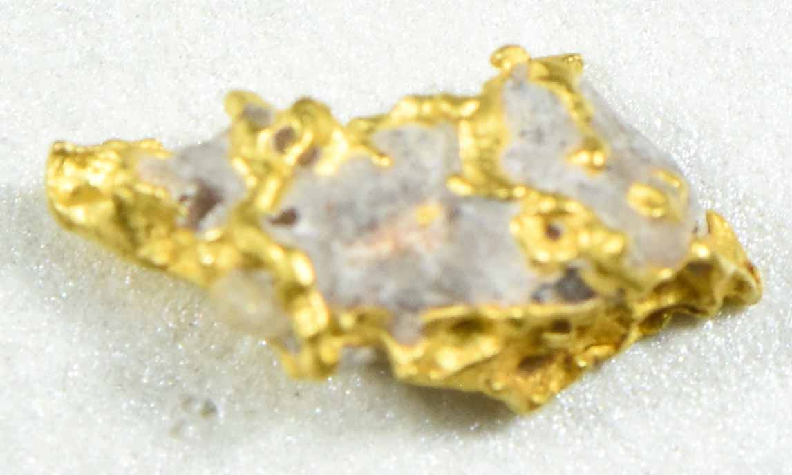 NBG_2432_8dd1ff9e-a91e-4e13-99b8-5d4b990796df.jpg #13 Australian Natural Gold Nugget With Quartz Weighs .65 Grams - Image 1