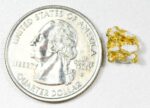 #1 Australian Natural Gold Nugget With Quartz Weighs .91 Grams - Image 2