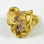 #13 Australian Natural Gold Nugget With Quartz Weighs 1.80 Grams