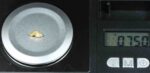 #20 Australian Natural Gold Nugget With Quartz Weighs .75 Grams - Image 3
