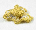 #24 Australian Natural Gold Nugget With Quartz Weighs .75 Grams
