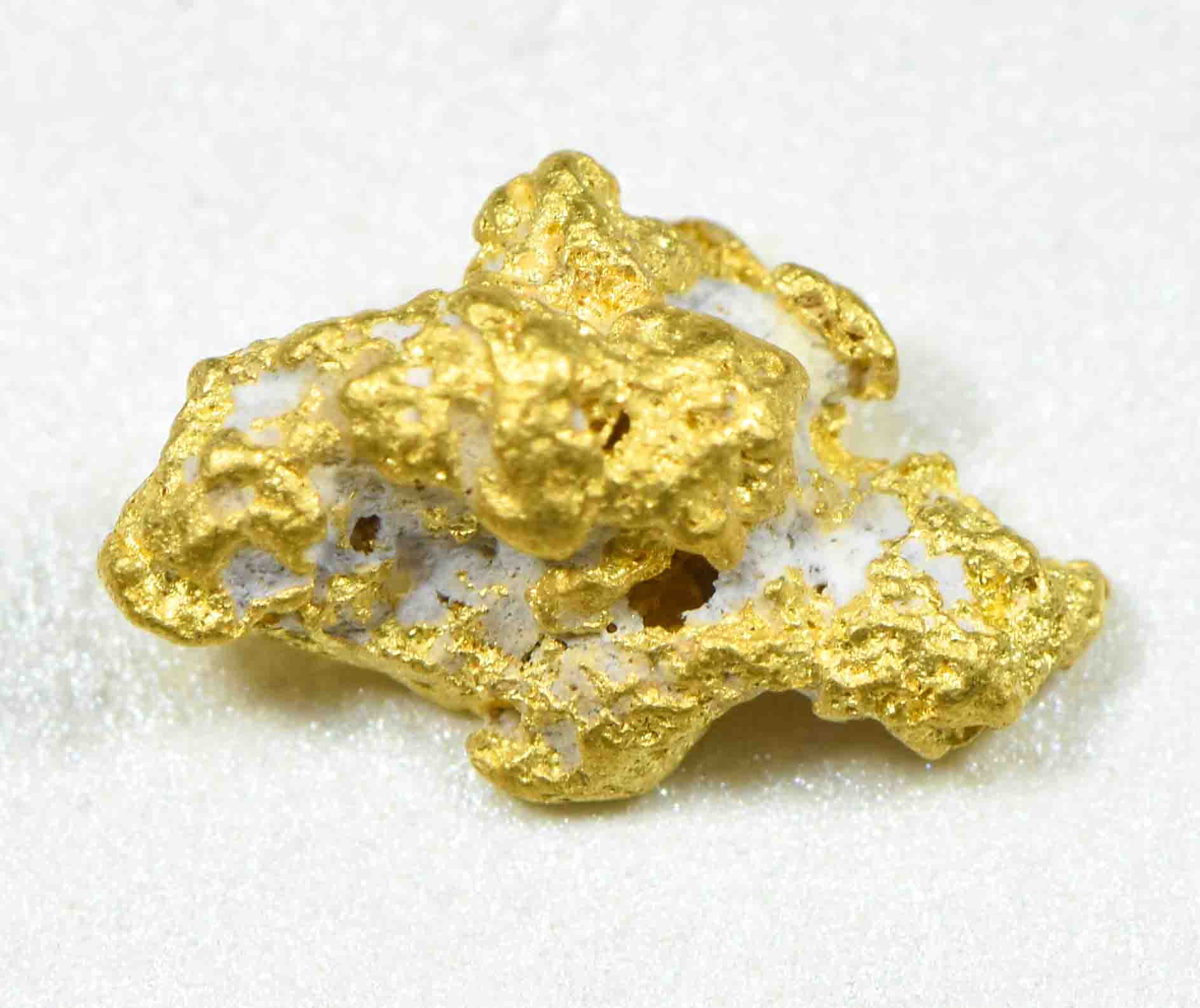 NBG_2729.jpg #24 Australian Natural Gold Nugget With Quartz Weighs .75 Grams - Image 1