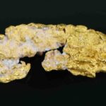 #11 Australian Natural Gold Nugget With Quartz Weighs 1.33 Grams.