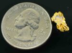 #19 Australian Natural Gold Nugget With Quartz Weighs 1.17 Grams. - Image 2