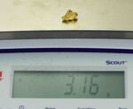 #21 Australian Natural Gold Nugget With Quartz Weighs 3.16 Grams. - Image 3