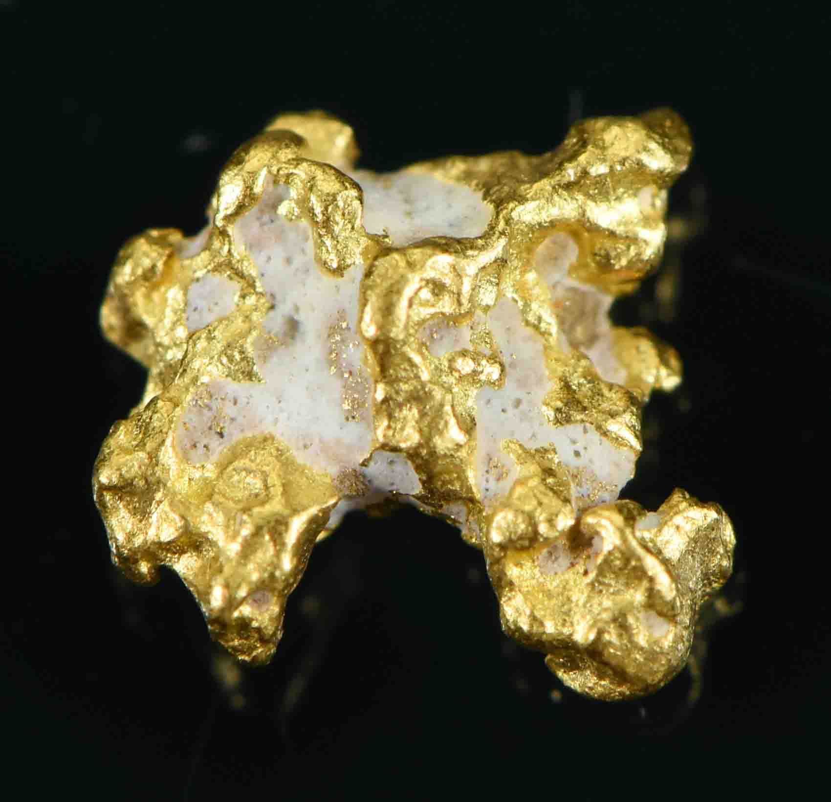 NBG_5155.jpg #29 Australian Natural Gold Nugget With Quartz Weighs .56 Grams. - Image 1
