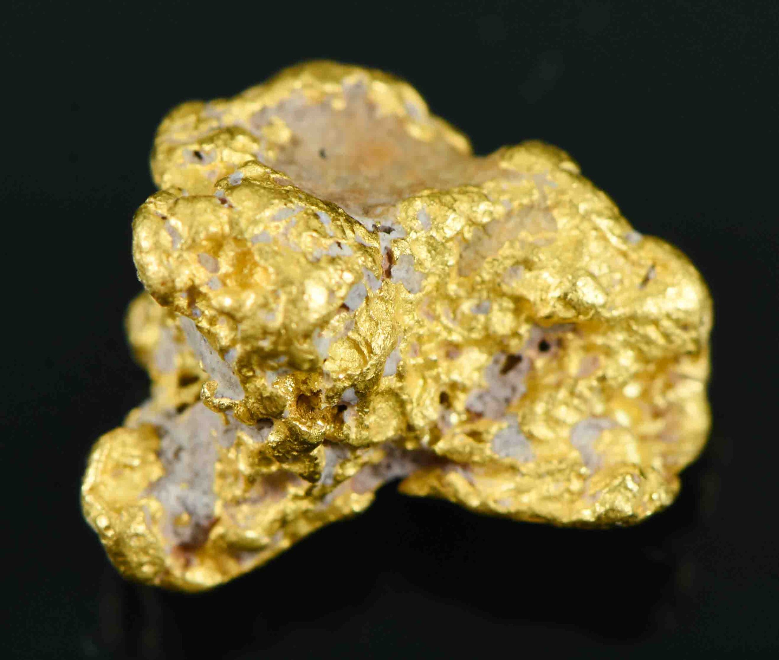 NBG_5162.jpg #31 Australian Natural Gold Nugget With Quartz Weighs 3.94 Grams. - Image 1
