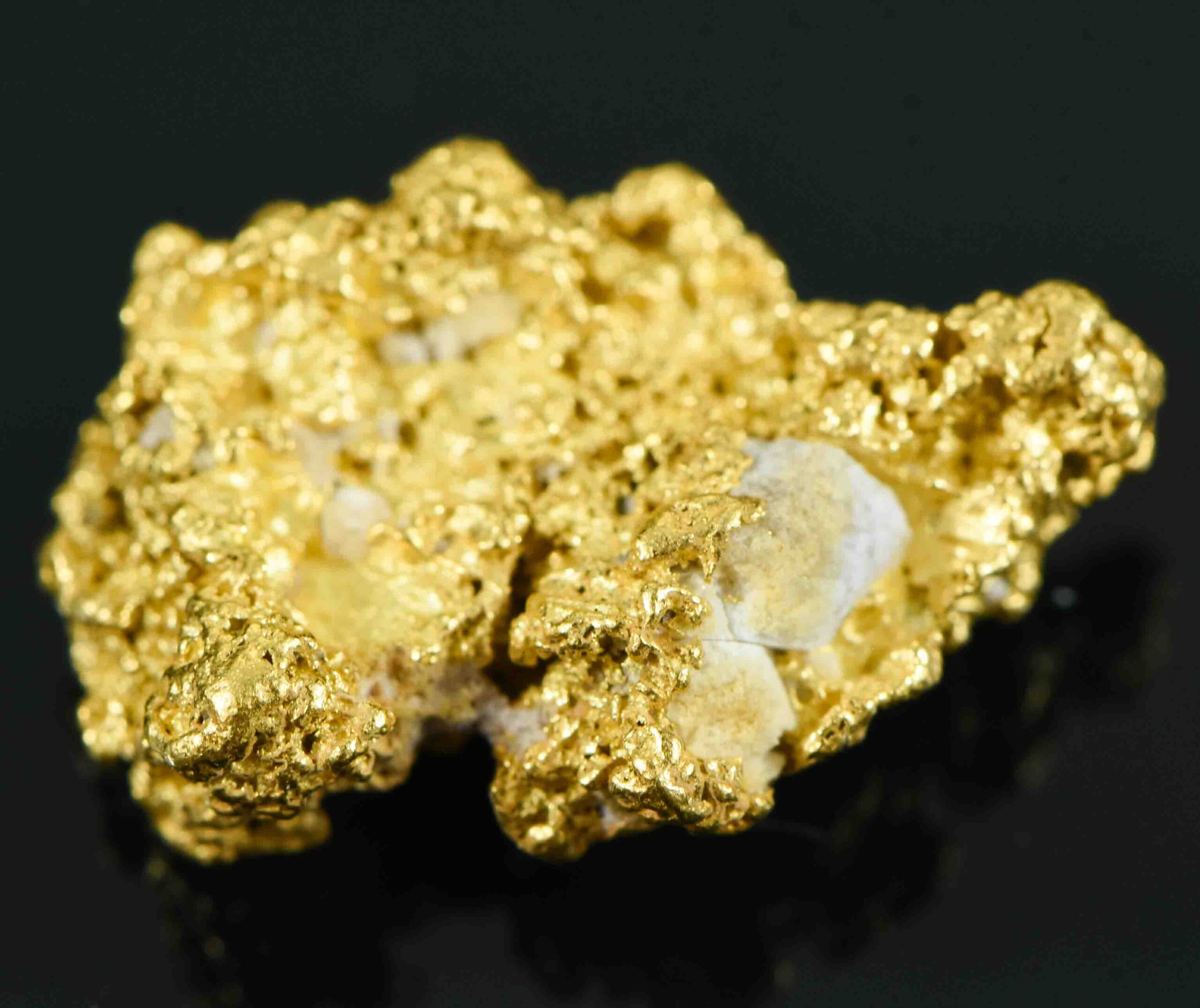 NBG_5165.jpg #32 Australian Natural Gold Nugget With Quartz Weighs 4.43 Grams. - Image 1