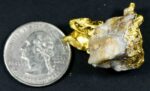 QN-3 "Alaskan BC Gold Nuggets with Quartz" Genuine 28.39 Grams - Image 2