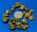 Alaskan BC Natural Gold Nugget 5 Troy Oz. Lot of 5-10 gram Nuggets Genuine B& C GRADE - Image 2