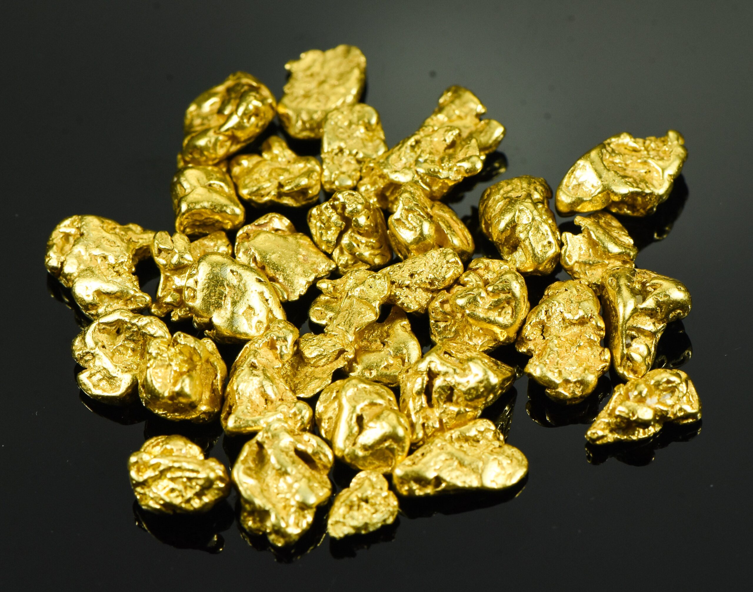 NBG_8693_0011d178-1d2a-4ff3-8705-4179759b3f66.jpg Alaskan-Yukon BC Natural Gold Nugget #4 Mesh 1 Troy Ounce 31.1 Gram - Image 1