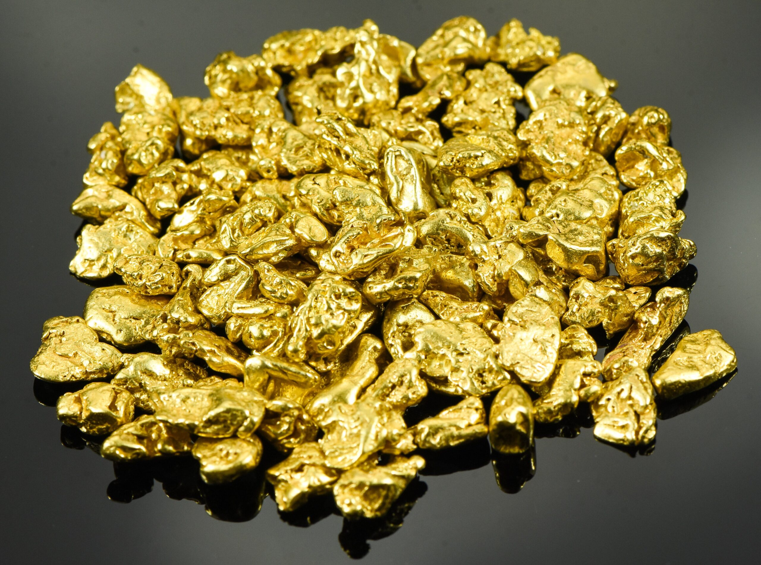 NBG_8702_66378ce3-7db3-46bd-a8fb-59509cf70af6.jpg Alaskan-Yukon BC Natural Gold Nugget #4 Mesh 3 Troy Ounce 93.3 Gram - Image 1