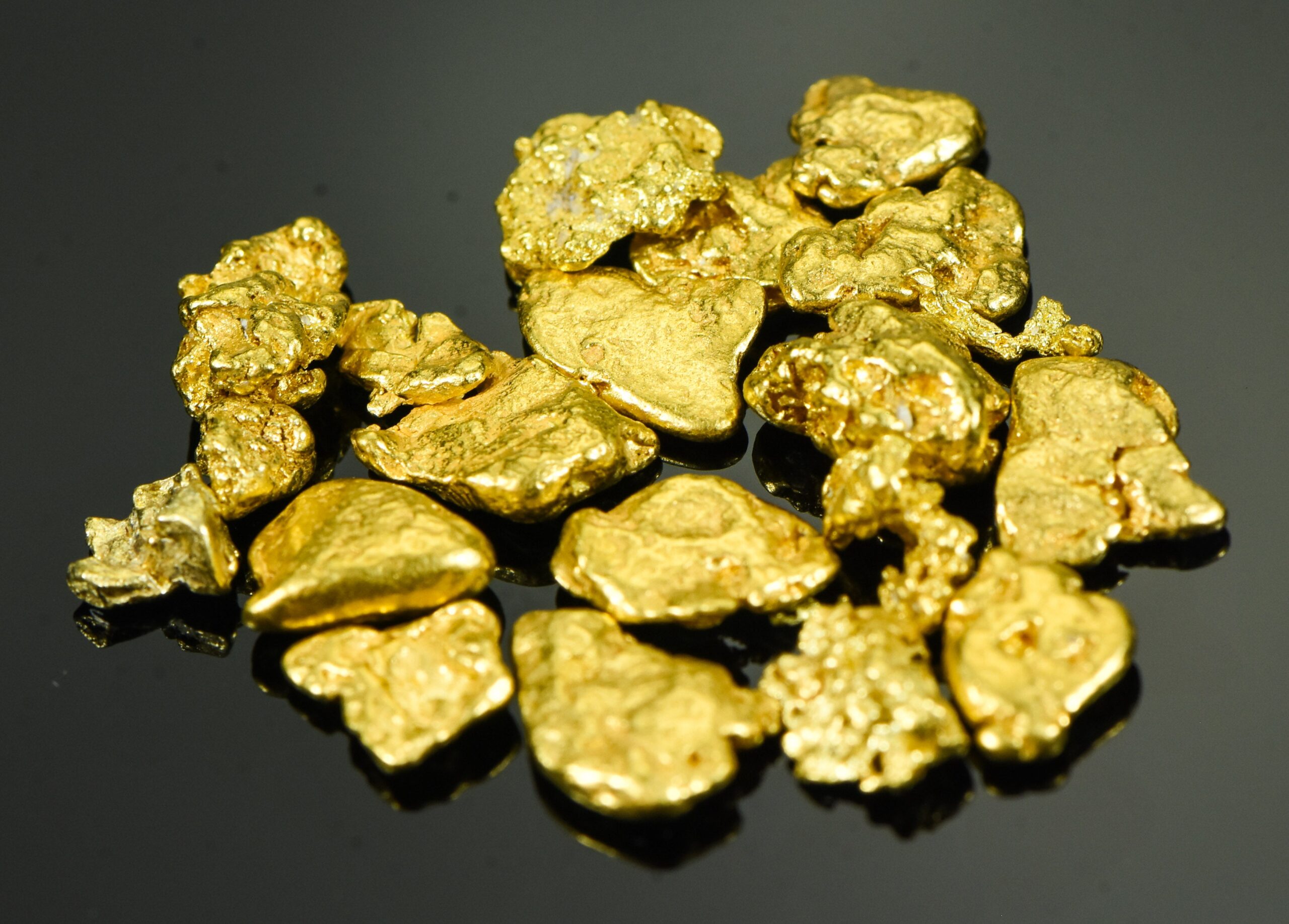 NBG_9286.jpg Alaskan-Yukon BC Natural Gold Nugget #4 Mesh 1/2 Troy Ounce 15.55 Gram 10 DWT - Image 1
