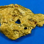 Large Natural Gold Nugget Australian "Bird Skull” 171.03 Grams 5.49 Troy Ounces Very Rare