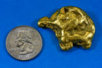 Large Alaskan BC Natural Gold Nugget "The Turtle" 50.31 Grams Genuine 1.61 Troy Ounces - Image 2