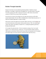 Personalized Australian Gold Nugget Story & Appraisal "Light Up Collectors Box" - Image 2